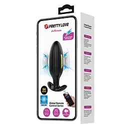 Смарт анальна пробка з вібрацією та електростимуляцією LyBaile Pretty Love Jefferson Electric Shock Stimulator, 9.2х3.4 см - мініатюра 9