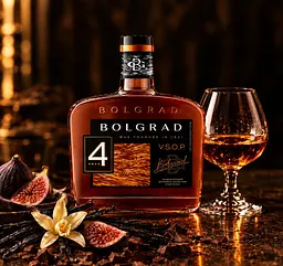 Бренді України Bolgrad VSOP 4 зірки 40% 0.5 л (490007) - мініатюра 9
