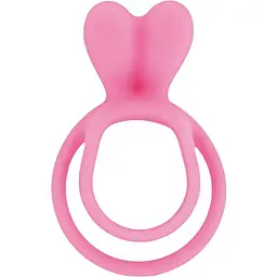 Ерекційне кільце Glamy Double Cockring 6.3 см рожевий