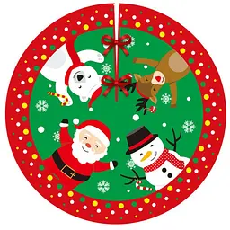 Килимок новорічний під ялинку Merry Christmas 4 14003 115х90 см
