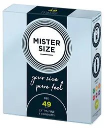 Презервативи Mister Size 49 прозорий 3 шт.