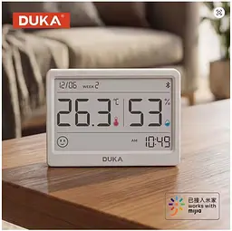 Датчик Термометр гігрометр + годинник ATuMan TH2 Clock Thermometr Hygrometer (Китайська версія) - мініатюра 2