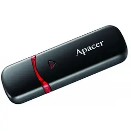 USB флеш накопичувач Apacer 32GB AH333 black USB 2.0 (AP32GAH333B-1) - мініатюра 4