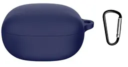 Чохол-накладка DK Silicone Candy Friendly з карабіном для Anker SoundCore Liberty 4 (dark blue) - мініатюра 2