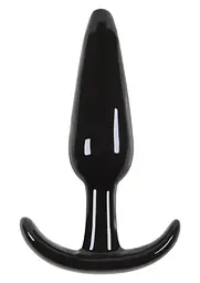 Анальна пробка Jelly Rancher T-Plug Smooth 10.9 см (чорний)