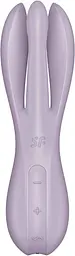 Кліторальний вібратор Satisfyer Threesome 2 Violet, 3 гнучкі пальчики, 3 мотори - мініатюра 2