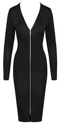 Сукня Cottelli Collection Party Zip XL (чорний) - мініатюра 6