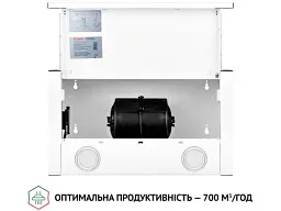 Витяжка Perfelli TL 5212 WH 700 LED - мініатюра 5