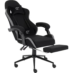Геймерське крісло GT Racer чорне із сірим (X-2324 Fabric Black/Gray) - мініатюра 6