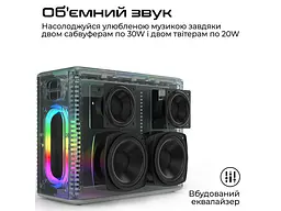 Портативна колонка HiFuture MusicBox 100W Black (musicbox.black) - мініатюра 2