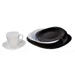 Столовий сервіз Luminarc Carine black&white 30 предметів (N1500) - мініатюра 2