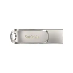 SanDisk Накопичувач 32GB USB 3.1 Type-A + Type-C Dual Drive Luxe срібний