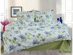 Комплект постільної білизни з компаньйоном (R-T9174) Євро TAG tekstil pbe0036683 - мініатюра 2