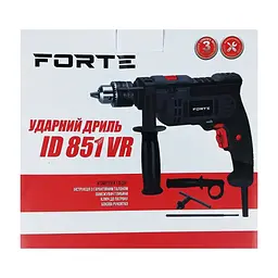 Ударний дриль Forte ID 851 VR 850 (123612) - мініатюра 7
