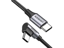 Кабель UGREEN US255 Type-C to Type-C 1m Gray/Black (50123)