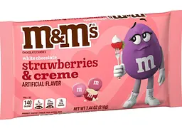 Драже M&M's White Chocolate Strawberries and Cream Valentine's Day 210г - мініатюра 2