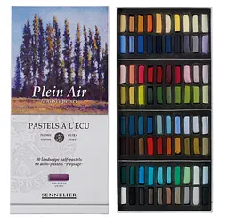 Набір сухої пастелі Sennelier Plein Air (Пленер), 80 кольорів, 1/2, картон
