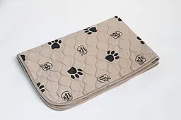 Тришарова пелюшка EZwhelp light brown paw 93х121 см - мініатюра 3