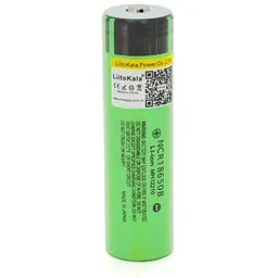 Акумулятор 18650 3400mAh (3200-3400mah), 3.7V (2.75-4.2V), green, OEM Liitokala (Lii-34B-JT)