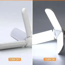 Світлодіодна лампа Fan Blade LED 45 Вт E27 потрійна у формі вентилятора - мініатюра 5