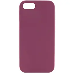 Чохол Silk Full Protective (AA) NO LOGO для Apple iPhone SE (2020) / 7 / 8 (4.7") Бордовий / Plum