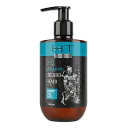 Чоловічий шампунь для бороди та волосся Hair Trend Barber 2in1 Shampoo Beard & Hair 300 мл - мініатюра 2