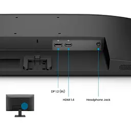 Монітор 23.8" BenQ GW2491E FHD IPS 100Hz (9H.LNHLJ.LBE) - мініатюра 5