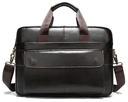 Чоловіча шкіряна сумка Vintage 39х28,5х6,5 см sum0014987