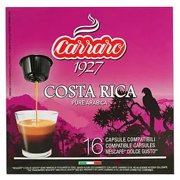 Кава в капсулах Carraro Dolce Gusto Costa Rica, 16 капсул - мініатюра 2
