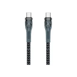 Дата кабель USB-C to USB-C 1.3m Lotto PD-B89CC Black Proda (PD-B89 (C-C)-BK)