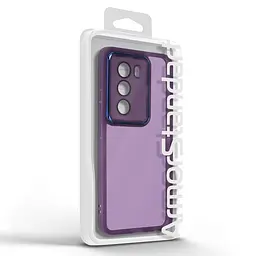 Защитный чехол для Infinix Hot 50 Pro 4G, Shade, фиолетовый, TPU+PC, матовый, защита всего корпуса, панель-накладка, противоударный, с высокими бортами, амортизирует удары при падениях, ArmorStandart (ARM81007) - мініатюра 3