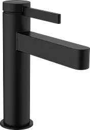 Змішувач Hansgrohe Finoris 110 для умивальника з донним клапаном Matt Black 76020670 Чорний матовий