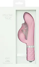 Розкішний вібратор-кролик Pillow Talk - Kinky з кристалом Сваровські, потужний Колір: Рожевий - мініатюра 10