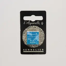 Акварельна фарба Sennelier, полукювета, S1, Королівський синій (Royal Blue)