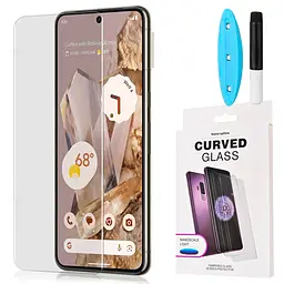 Захисне скло DK для Google Pixel 8 Pro UV Curved 017280 clear 2 шт. - мініатюра 3