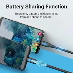 Кабель для синхронізації Vention USB Type C - Micro USB 0.5 м Black (COVBD) - мініатюра 6