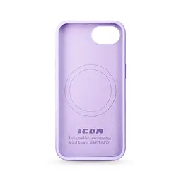 Силиконовый чехол с MagSafe для Apple iPhone 16e/17e, ICON2 MagCase, фиолетовый, противоударный, панель с мягкой подкладкой, защита всего корпуса, поддержка беспроводной зарядки, совместим с защитными стеклами и пленками, ArmorStandart (ARM83970) - мініатюра 2