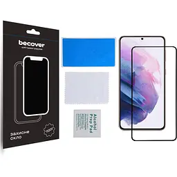 Захисне скло BeCover для Samsung Galaxy S21 Plus SM-G996 Black (705916) - мініатюра 2