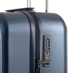 Валіза Swissbrand London (L) Navy (SWB_LHLON603L) - мініатюра 4