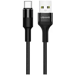 Кабель Usams USB Cable to USB-C 1.2m BlackКабель Usams USB Cable to USB-C 1.2m Black (6958444956633)