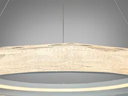 Біла підвісна LED-люстра Diasha 583-600WH, 95 Вт, з пультом, 60 см - мініатюра 5