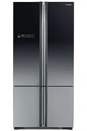 Холодильник з нижньою морозильною камерою Hitachi R-WB730PUC5XGR 184х81х86см 4 двері Х-430 л М-160 л A++ NF Градація сірий скло (R-WB730PUC5XGR)