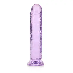 Фалоімітатор RealRock Realistic with Suction 7'', 20 см (фіолетовий)