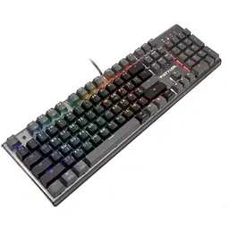 Клавіатура FS100 Stone Black "Fstyler", Black/Grey, USB, 10 режимів підсвічування A4Tech teh0028298 - мініатюра 2