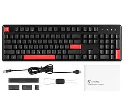 Механічна ігрова клавіатура Lemokey X3H3UA Black Switch Keychron Brown, QMK/VIA, Hot-Swap, EN/UKR, RGB - мініатюра 2