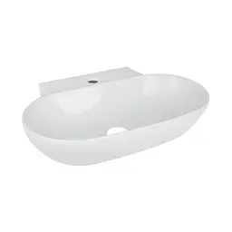 Умивальник Qtap Cardinal 565x400x130 White QT0411K177WN, Білий - мініатюра 4