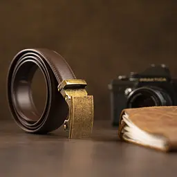 Чоловічий шкіряний ремінь Vintage 115х3,2 см acs0014930 - мініатюра 8