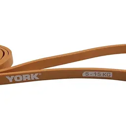 Резинка для фітнесу York 5-15кг - 2080x13x4,5 мм, помаранчевий - мініатюра 3