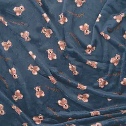 Плед Ardesto Flannel 160х200 см 100% поліестер плюшеві ведмедики pbe0050491 - мініатюра 4