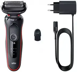 Електробритва BRAUN Series 5 51-R1000s BLACK / RED - мініатюра 2
